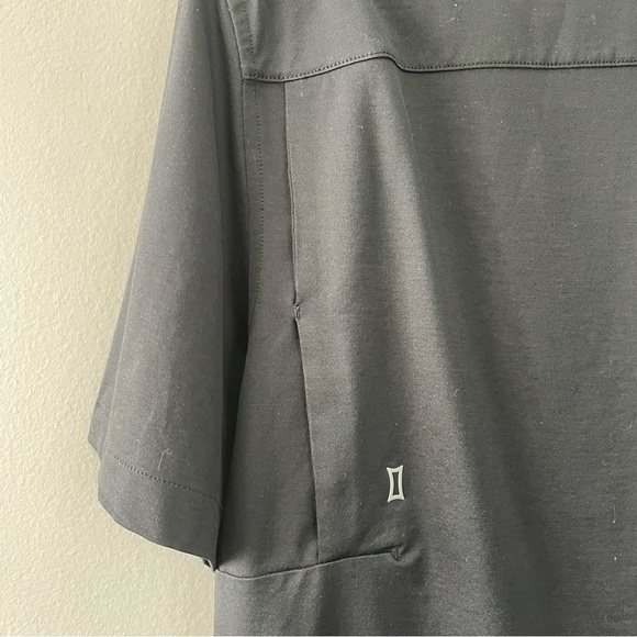 [m] NWOT Kit & Ace Women’s Black Button-Down Short Sleeve Shirt - Picture 9 of 15